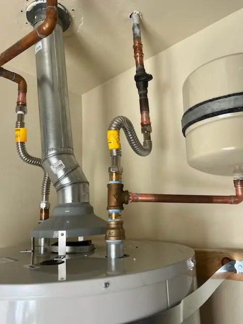 Water heater installation and plumbing repair in Pittston
